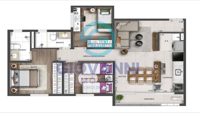 APARTAMENTO RESIDENCIAL - Jardim Morumbi - Araraquara APARTAMENTO RESIDENCIAL - Jardim Morumbi - Araraquara